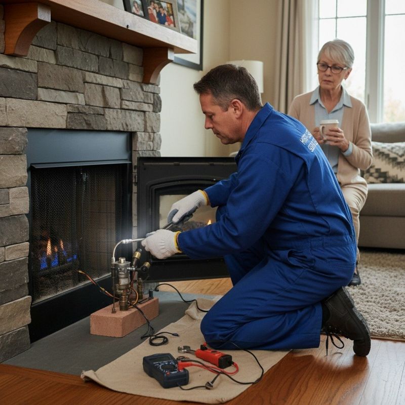 Gas Fireplace Inspecting