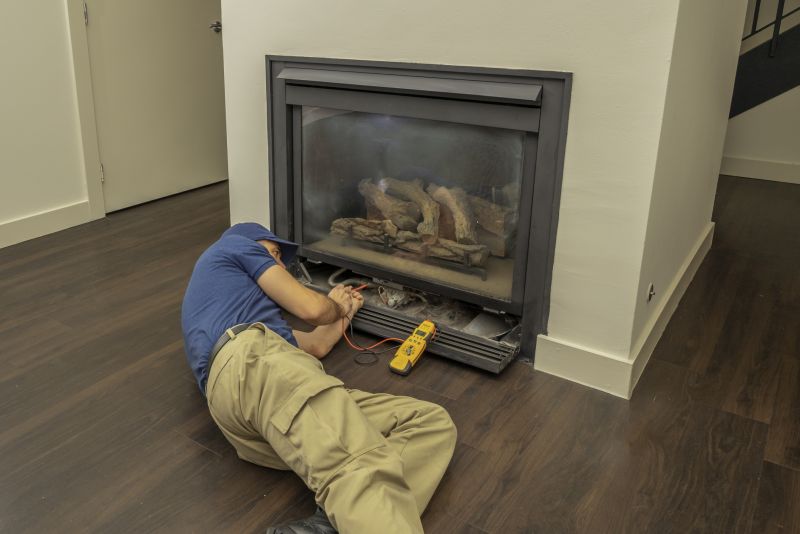 Gas Fireplace Inspecting